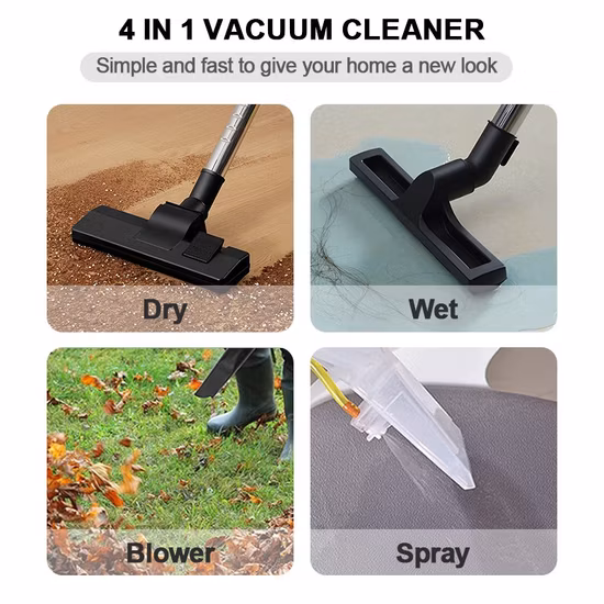 1200W 220V Multi-Functional Vacuum Cleaner Shampoo Home Carpet Use Vacuum Cleaner Car Wash Wet Dry Vacuum Extractor Cleaner