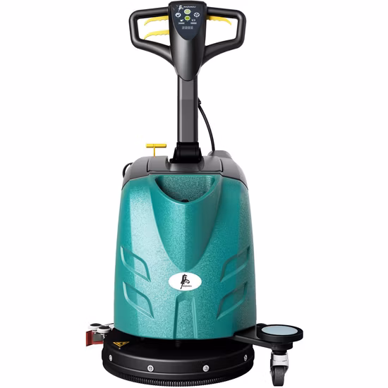 Handgeführte 30-Liter-Bodenscheuersaugmaschine mit Akku und Einzelbürste