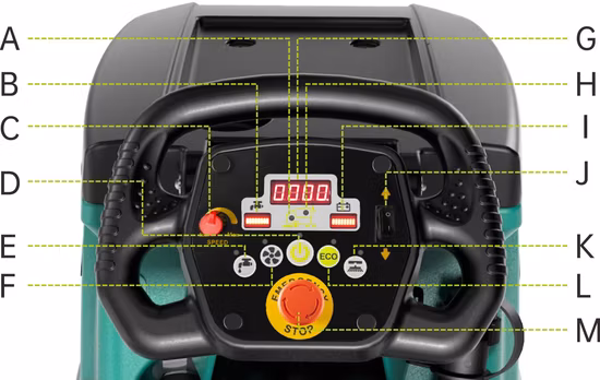 Automatische 550-W-60-L-Bodenreinigungsmaschine mit handgeführter Scheuersaugmaschine